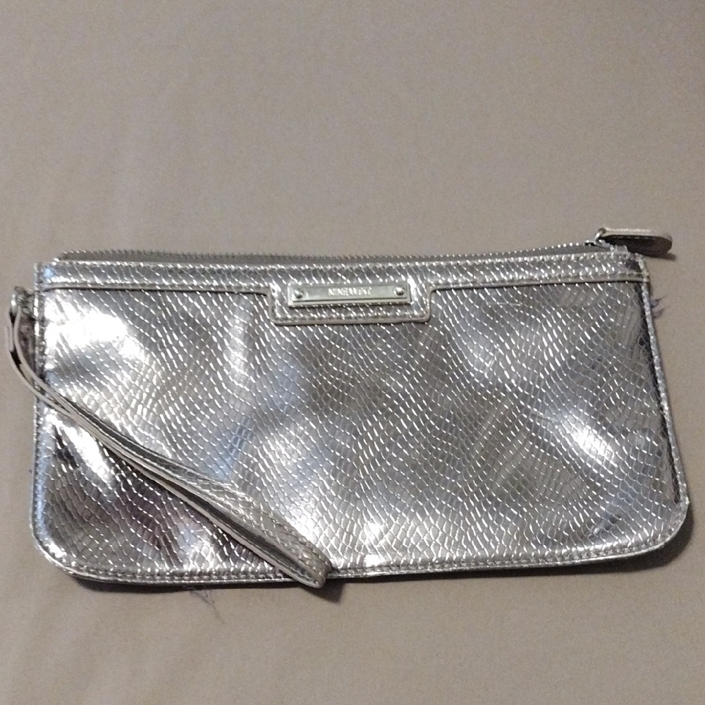 Nine West Silver Wristlet